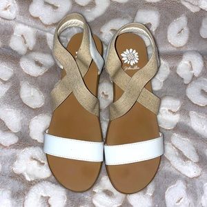 Yellow box women’s platform sandals!